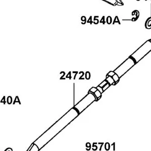 24720-ALE8-E00 CABLE SHIFTER ASSY — diagram cutout