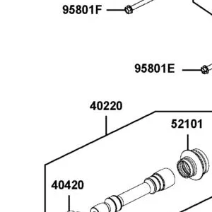 40220-ALE8-E00 SHAFT ASSY REAR — diagram cutout