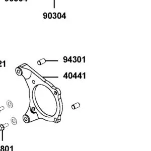 40441-ALE8-E00 BRACKET CALIPER — diagram cutout