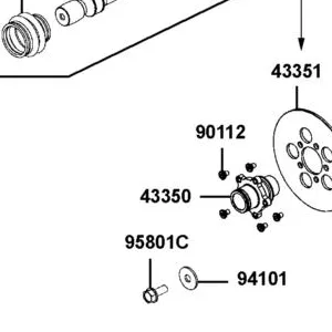 43350-ALE8-E00 HOLDER DISK RR BRK — diagram cutout