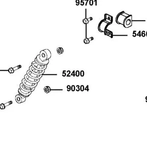 52400-AKB9-M00-M2S CUSHION ASSY RR — diagram cutout