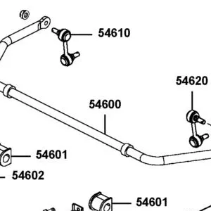 54600-ALE8-E00 BAR STABILIZER — diagram cutout