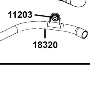 18320-LKM8-E01 PIPE EXHAUST — diagram cutout