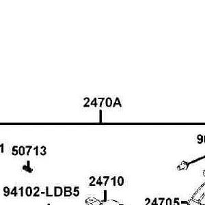 2470A-LKM8-700 SHIFTER ASSY — diagram cutout