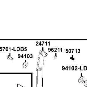 24711-LKM8-700 STAY UPPER SHIFT GUIDE — diagram cutout