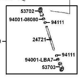 24721-LKM8-700 ROD SHIFT — diagram cutout