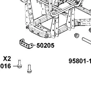 50205-ALE8-E00 STAY DIFFERENTIAL GEAR — diagram cutout