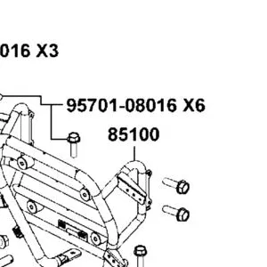 85100-ALE8-M00 PIPE FR BUMPER — diagram cutout