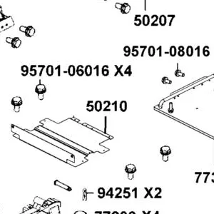 50210-AKB9-M00 BRKT PROTECTOR — diagram cutout