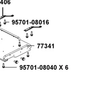 77341-AKB9-M00 CARRIER SUPPORT LUGGAGE — diagram cutout