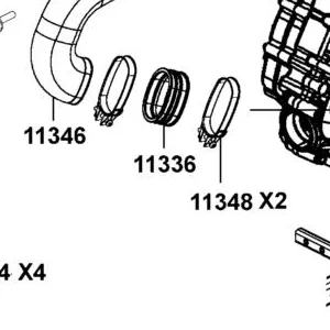 11336-ALE8-E00 BOOT CVT DUCT — diagram cutout