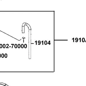 19104-ALE8-E00 HOSE ASSY DRAIN — diagram cutout
