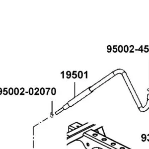 19501-ALE8-E00 HOSE ASSY WATER — diagram cutout