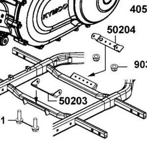 50203-ALE8-E00 BRKT HANGER FR — diagram cutout