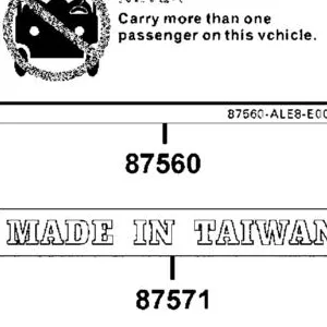 87560-ALE8-E00-T01 WARNING TRIPLE DRIVE — diagram cutout