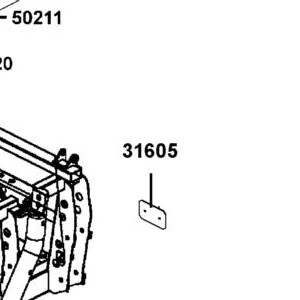 31605-LKM8-E00 STAY REG REC COMP — diagram cutout