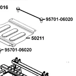 50211-LKM8-F20 BRKT PROTECTOR — diagram cutout