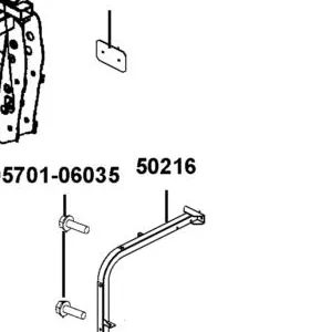 50216-LKM8-700 SUPPORT PIPE SEAT INSIDE — diagram cutout