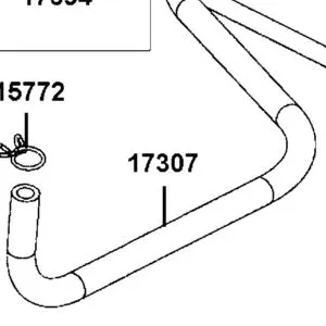 17307-AFB9-M00 HOSE ASSY CANISTER-T JOINT — diagram cutout