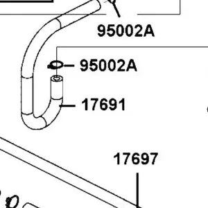 17691-AFB9-M00 HOSE ASSY BREATHER — diagram cutout