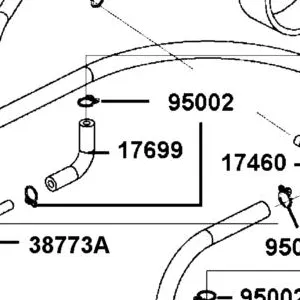 17699-AFB9-M00 TUBE C VACUUM — diagram cutout
