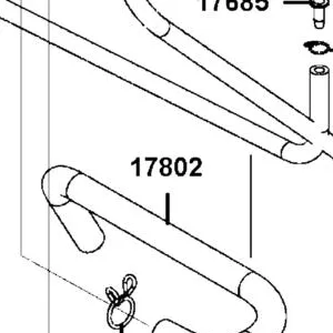 17802-AFB9-M00 TUBE ASSY AIR — diagram cutout
