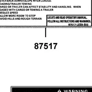 87517-LEE8-E02-T01 DRIVE WARNING LIST — diagram cutout