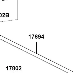 17694-AGA6-M00 HOSE B BREATHER — diagram cutout
