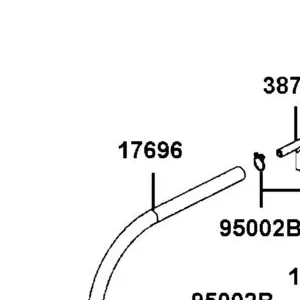 17696-AGA6-M00 HOSE D BREATHER — diagram cutout