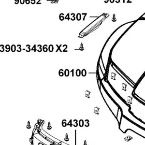 60100-LKM8-600-JZP FENDER FR (New Conceal) — diagram cutout