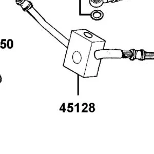 45128-ALE8-E00 HOSE COMP FR BRK LH/RH (C/P) — diagram cutout