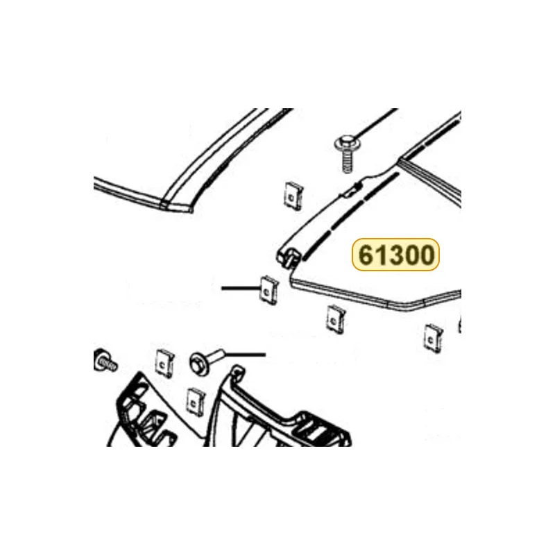 61300-ALE8-E00-HGR FENDER LH FRONT — diagram cutout