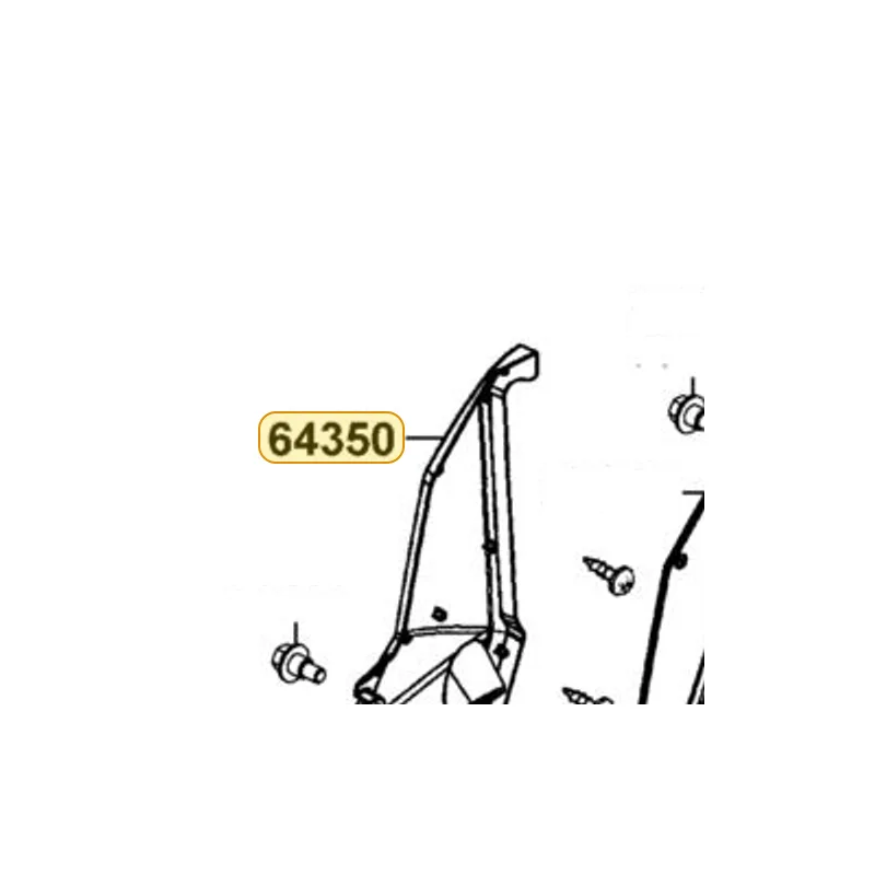 64350-ALE8-E00-HGR PANEL RH SIDE — diagram cutout