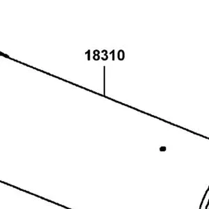 18310-AEE9-M00 MUFFLER BODY WELDMENT — diagram cutout