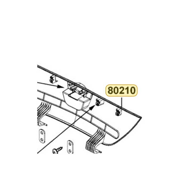 80210-AEE9-E00-HGR LID TAIL GATE COVER — diagram cutout