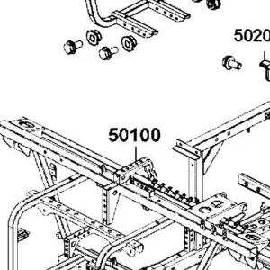 50100-AEE9-M00 BODY COMP FRAME — diagram cutout