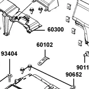60102-ALE8-E00 STAY FRONT — diagram cutout