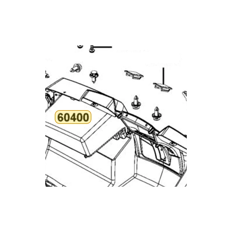 60400-ALE8-E00-N1R PANEL FRONT (Black) — diagram cutout