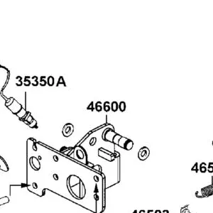 46600-ALE8-E00 STAY PEDAL ASSY — diagram cutout