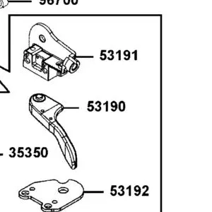 53190-ALE8-305 LEVER COMP PARING BRAKE — diagram cutout
