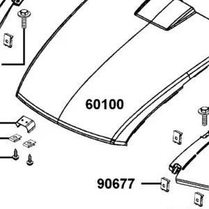 60100-ALE8-600-YZP FENDER FRONT — diagram cutout