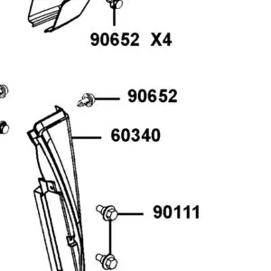 60340-ALE8-600-YZP SIDE PANEL LH FRONT — diagram cutout