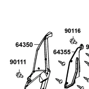 64350-ALE8-600-YZP PANEL RH SIDE — diagram cutout