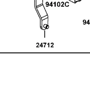 24712-ALE8-E00 STAY SHIFT GUIDE — diagram cutout