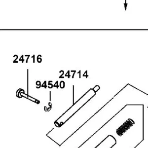 24714-ALE8-E00 BAR SHIFTER — diagram cutout