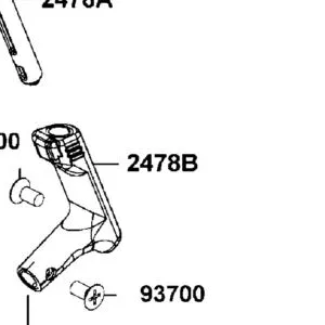 2478B-ALE8-E00 SHIFTER KNOB ASSY — diagram cutout