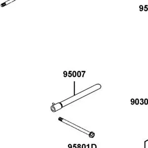 95007-ALE8-E00 HOSE VENT-GEARCASE — diagram cutout