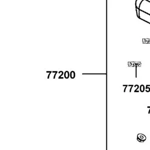 77200-AFB9-M00-T01 SEAT ASSY — diagram cutout