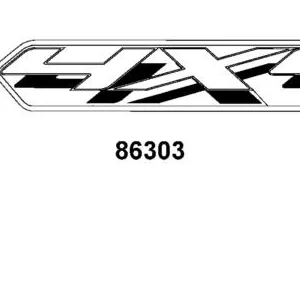 86303-AFB9-M30-T01 STRIPE 4x4 — diagram cutout