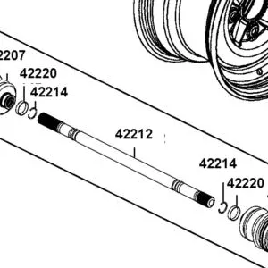 42212-ALE8-M01 CENTRAL BAR — diagram cutout